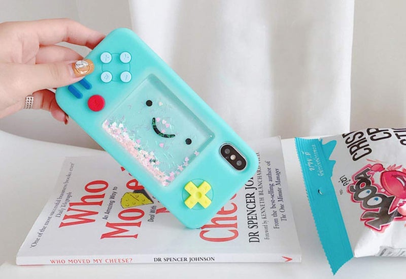 UnnFiko Squishy 3D Cartoon Game Case Compatible with iPhone 11 Pro Max, Creative Liquid Stars Funny Play Case Soft Rubber Protective Cover for Girls Women (Blue, iPhone 11 Pro Max) - Image 5